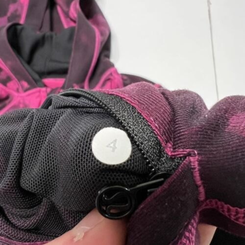Lululemon Blooming Pixie Raspberry Black Practice… - image 3
